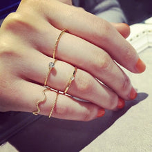 Load image into Gallery viewer, 5Pcs/Set Punk Gold Rings Set
