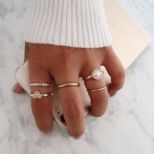 Load image into Gallery viewer, 5pcs/set Gold Vintage Rings